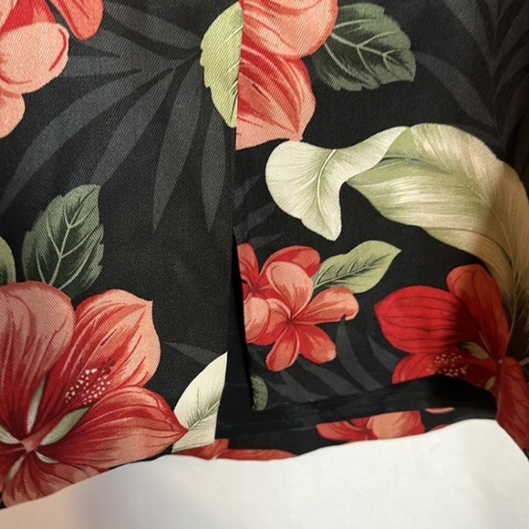 Tommy Bahama Black & Red Floral Dress - Picture 8 of 12